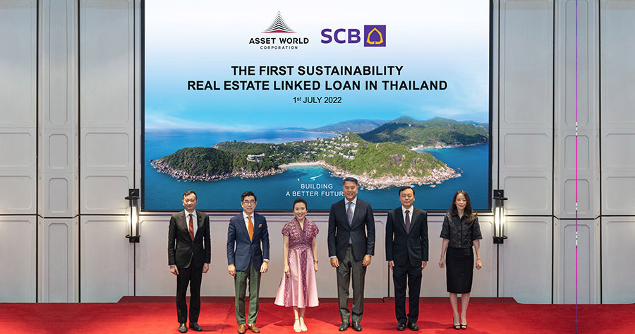 AWC and SCB launch Thailand’s first Sustainability-Linked Loan for the real estate market value THB20,000 million