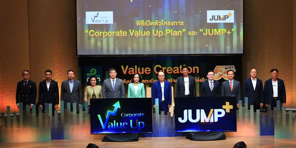 SET Champions JUMP+ Program to Drive Value and Visibility for Thai Listed Companies