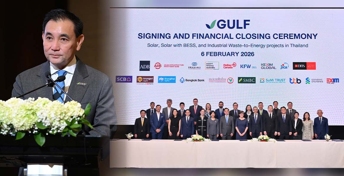GULF Secures $1.9 Billion in Landmark Green Energy Financing for Thai Power Projects