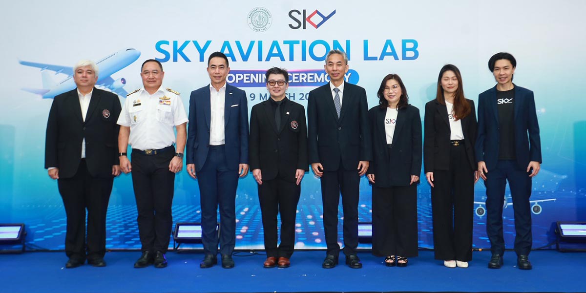 SKY ICT Collaborates with Kasetsart University to Launch ‘SKY Aviation Lab’, Driving Thailand’s Aviation Hub Ambitions