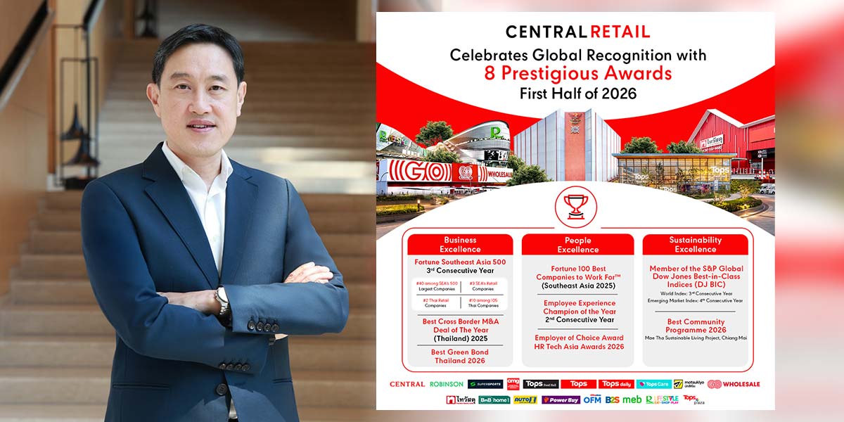 Central Retail Celebrates Global Recognition With 8 Prestigious Awards in 1H26