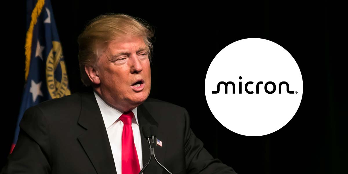 Trump Praises Micron’s $10 Billion US Research Lab Investment
