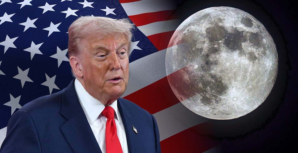Trump Claims The Moon as US Sovereignty With Space-Themed AI Imagery