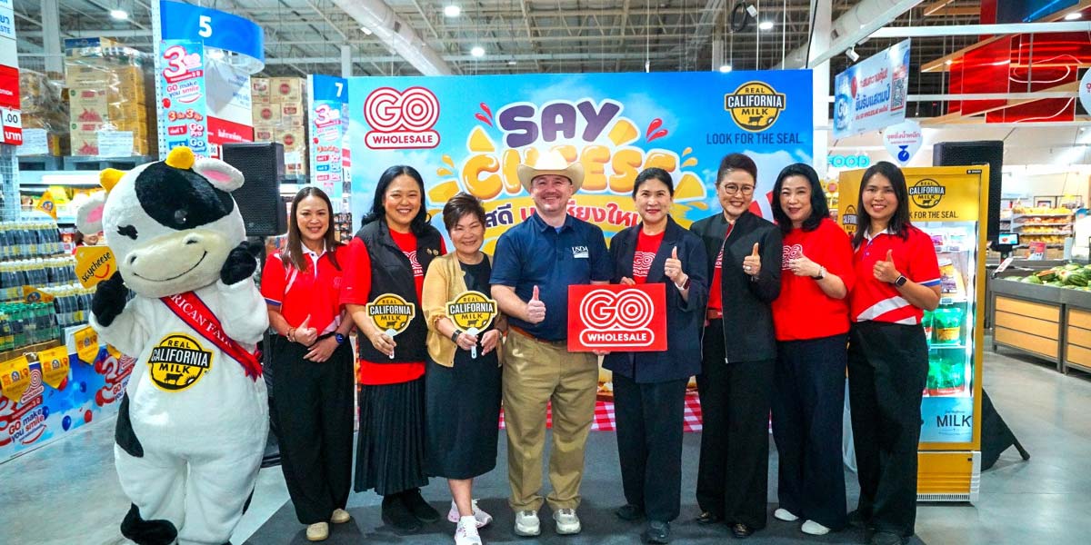 GO WHOLESALE Rides Cheese Wave to Chiang Mai, Championing ‘A-Choice California Cheese’